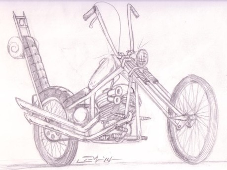 Pencil Chopper Sketch